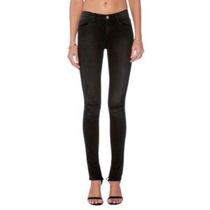 J BRAND Rail Skinny Distressed Mid Rise Jeans in Break Up